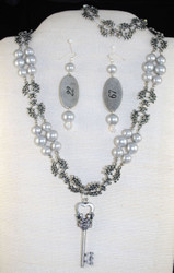 View showing bracelet,necklace and earrings