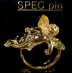 Gold holder pin, also may be ordered in Silver