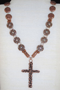 Full front view of necklace