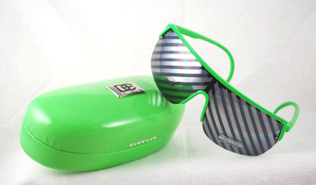 View of sunglasses w/matching hard case (found on site)