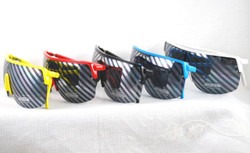 View of color choices of sunglasses
