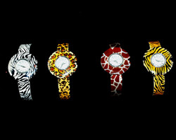 Zebra, Leopard, Giraffe and Tiger pattern hinged