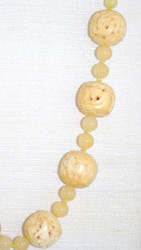 Details of Chinese character beads