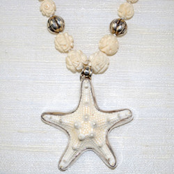Close up of Designer Starfish Pendant