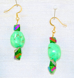 Close-up view of Drop Earrings