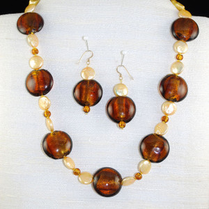 View of entire necklace set