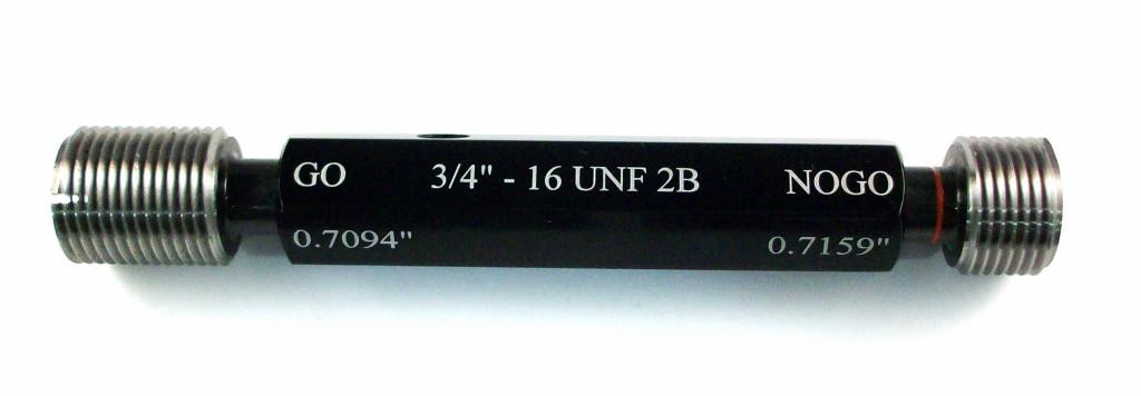 3/4-16 UNF Class 2B Taperlock Thread Plug Gage Set