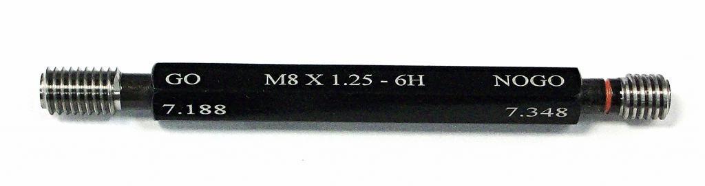 M8 x 1.25 Right hand Thread Gauge Plug Gage 