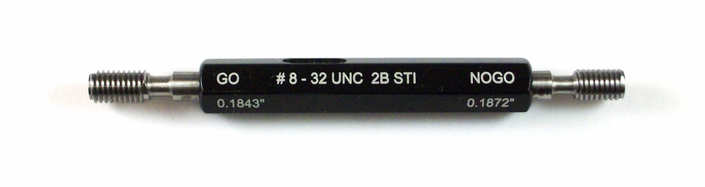 Tanfel #8-32 UNC-2B Taperlock GO/NOGO Thread Plug Gage – Certified – 1S40008322B