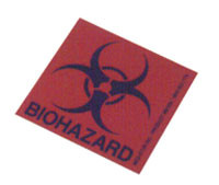 Permanent Biohazard Label BH33AS