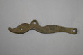 British Sea Service flintlock pistol brass side plate