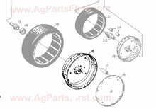 Gauge Wheel Rim 4x16 (W247811B) - AG Parts First LLC