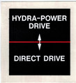 Hydra-Power Shifting Decal (158687A)