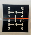 Gear Shifting Diagram Decal (158692A)