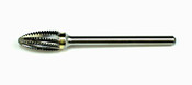 Carbide Stump Cutter - Flame - standard cut - 1/8" shank