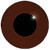 Glass Eyes (on wire)  5mm - Medium Brown