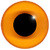 Glass Eyes (on wire) 8mm  Yellow-Orange