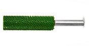 Saburr Tooth Cylinder. 1/2" smooth end - coarse grit.