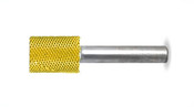 Saburr Tooth Cylinder. 1/2" smooth end - fine grit