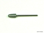 Diamond Round-end Taper 6.5mm - medium grit
