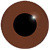 Glass Eyes -  3mm  Medium Brown - (flat back)