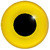 Glass Eyes - Yellow 10mm (flat back)