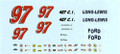 #97 Long Lewis Ford 1967 Red Farmer
