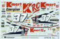 1284 #37 K Mart 1997 2nd Color Scheme Jeremy Mayfield