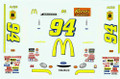 #94 McDonalds Thunderbird 1998 Bill Elliott