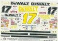 1388 #17 DeWalt 1999 Matt Kenseth