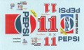 #11 Pepsi 1983 white car Darrell Waltrip