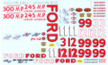 #3/#11/#12/#99 57 Ford