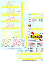 176 #94/#98 Sunoco 1987-92 Terry Labonte Sterling Marlin Brad Noffsinger Ed Pimm
