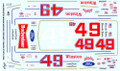 227 #49 Brewster Baker Six Pack Thunderbird/Camaro
