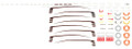 286 1970 Plymouth Barracuda racing stripes (white,black panel art,340,383,440,Hemi)