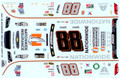 #88 Nationwide Darlington 2016 Dale Earnhardt Jr gray ghost Dale Earnhardt Jr (Jeff Gordon)