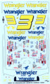 259 #3 Wrangler 1984 Dale Earnhardt 