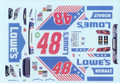 #48 Lowes Charlotte 2017 Jimmie Johnson 1/24