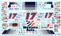 290 #17 Western Auto 1991-94 Darrell Waltrip
