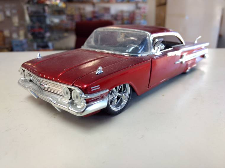 1960 chevy impala diecast car
