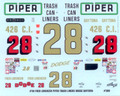309 #28 Piper Trash Can Liners 1969 Fred Lorenzen