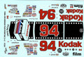 326 #94 Kodak 1986 Eddie Bierschwale