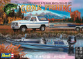 7242 Gone Fishing 1980 Ford Bronco with Bass Boat & Trailer Set
