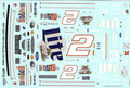 PT12 #2 Miller Lite 1997-98 Rusty Wallace