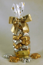 Gold & Silver Stars, Milk Chocolate- Gift Bag
