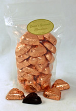 Bronze Hearts- Dark Chocolate 53%, "Treat Yourself"