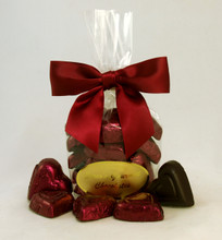 Cabernet Hearts- Dark Chocolate 72%, Petite/Party Favor Bag