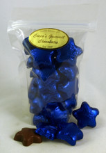 Blue Stars, Milk Chocolate- "Treat Yourself!"