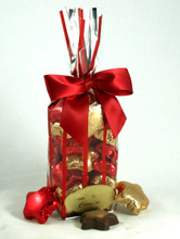 Red and Gold Stars, Milk Chocolate- Gift Bag