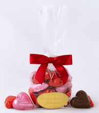 "NEW"! Red and Pink Hearts, Milk Chocolate-Petite/Party Favor Bag